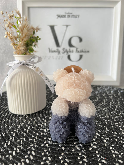 Rosenteddy Kerze