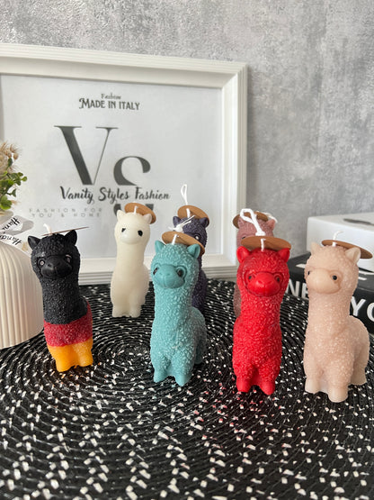 Süsse Alpaka Kerzen