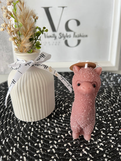 Süsse Alpaka Kerzen