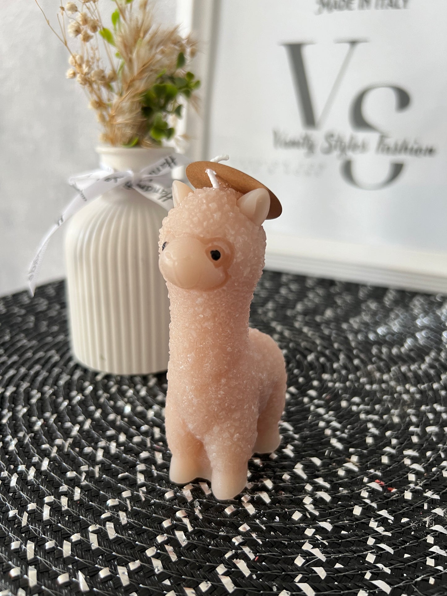 Süsse Alpaka Kerzen