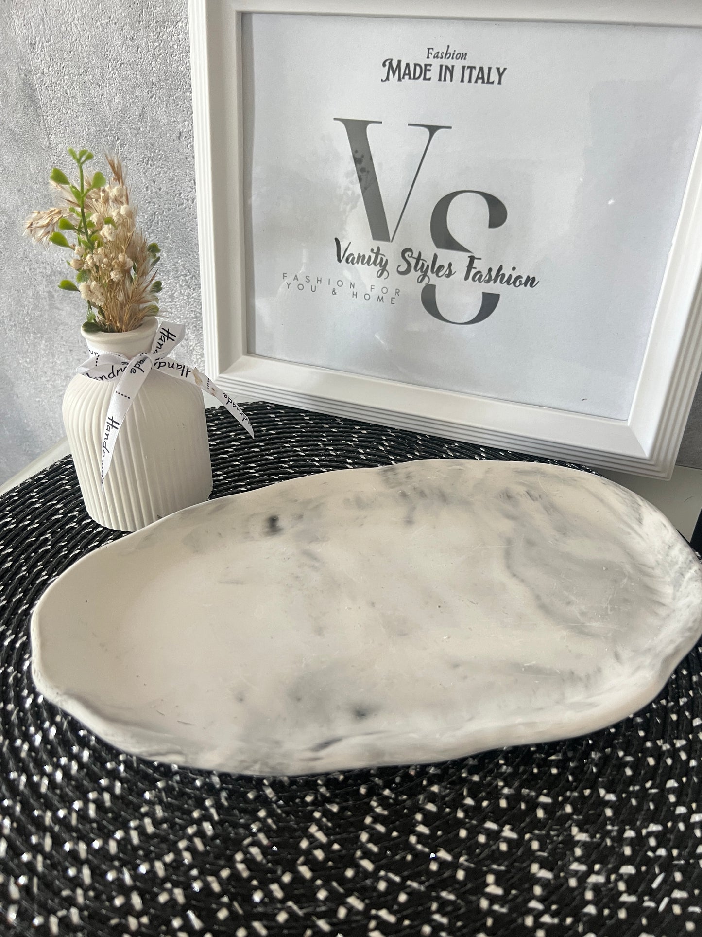 Keramik Tablett oval