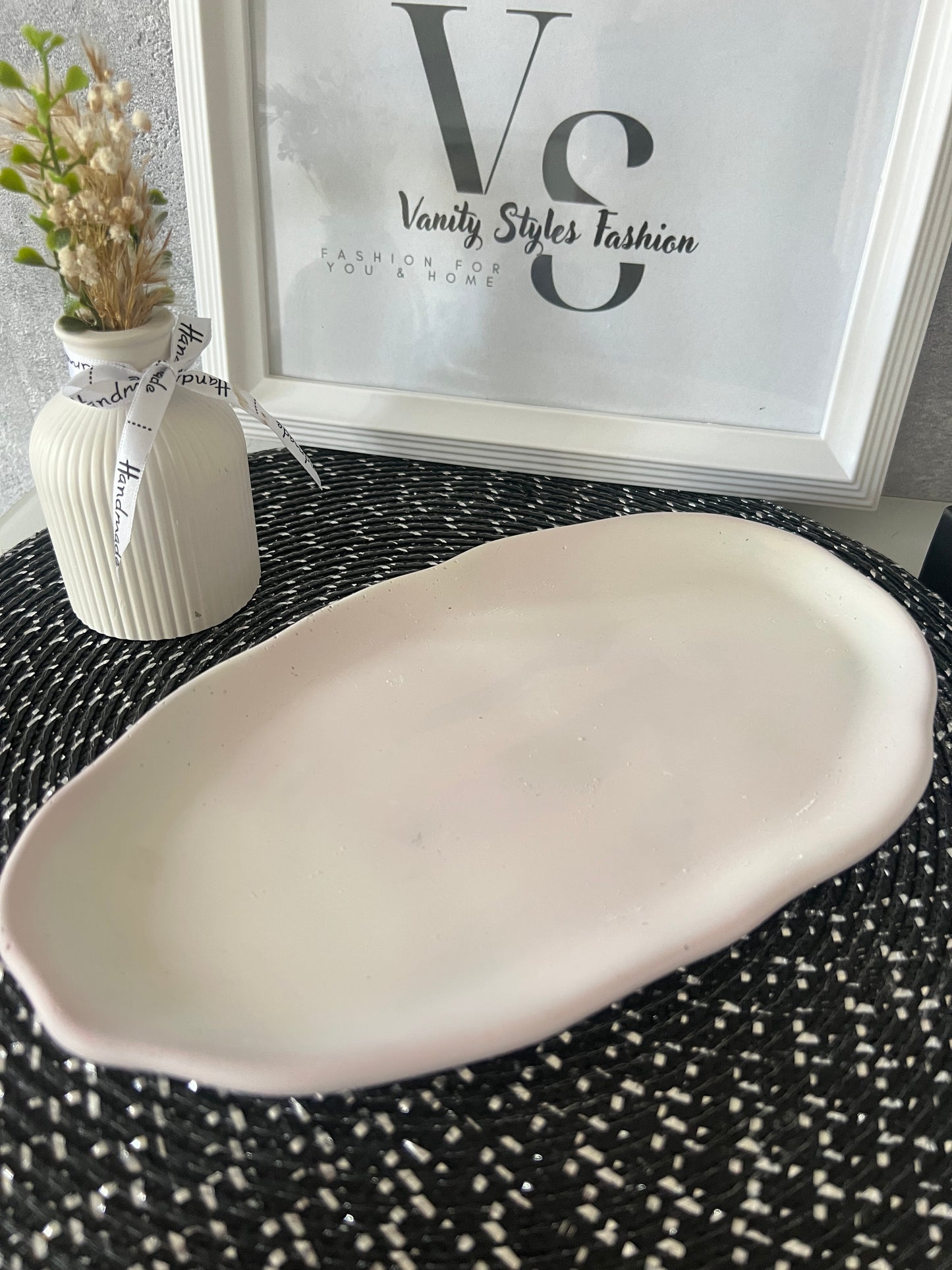 Keramik Tablett oval