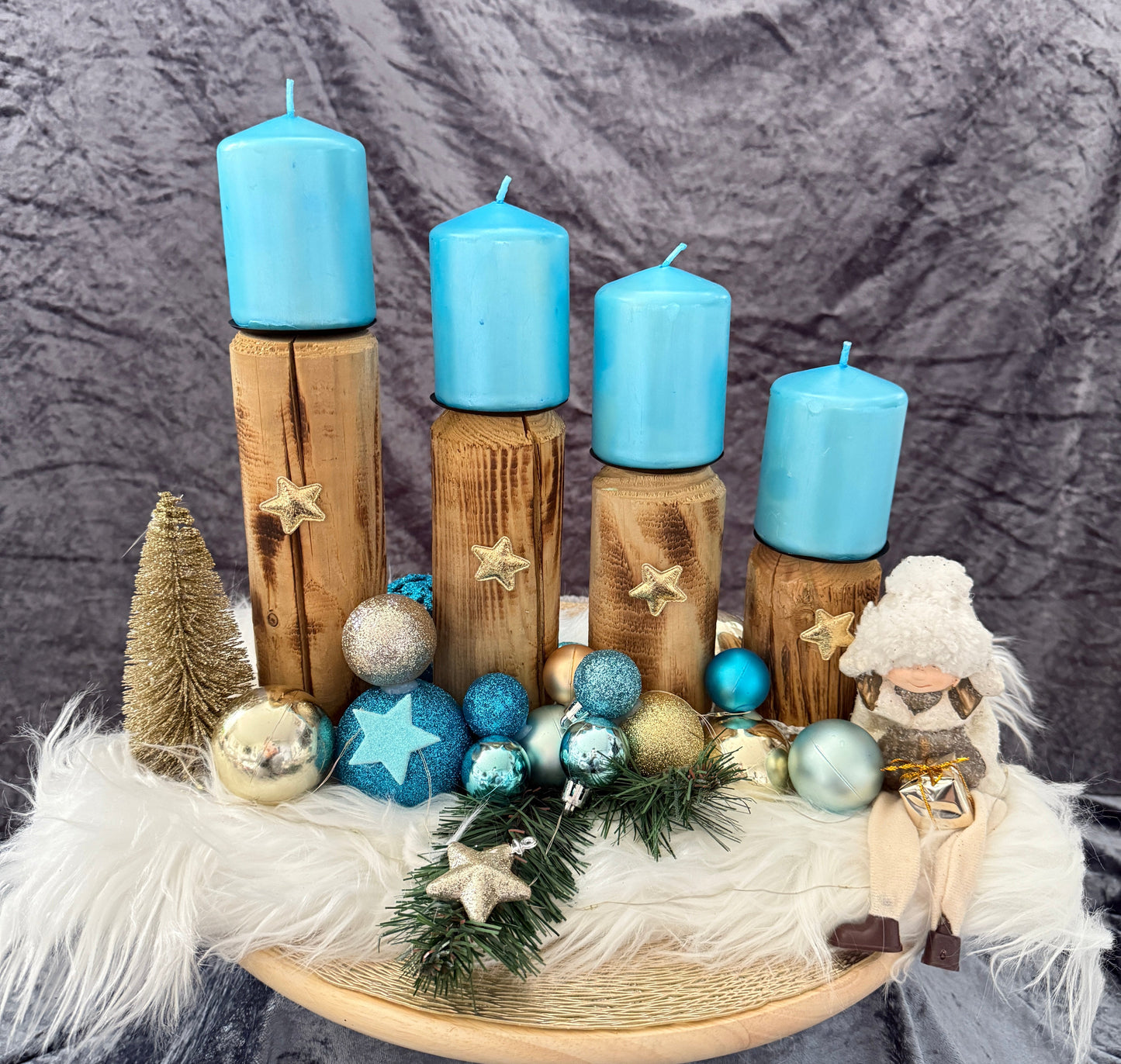 Adventskranz Holz