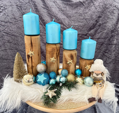 Adventskranz Holz