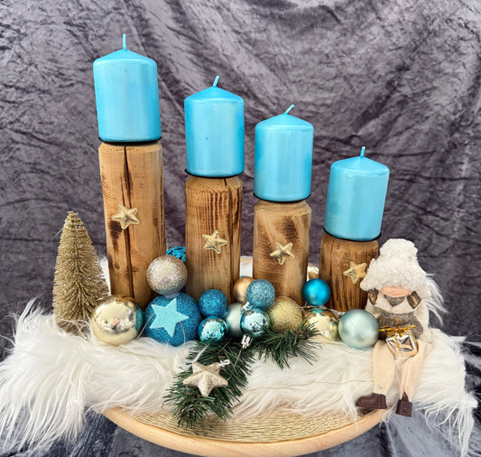 Adventskranz Holz