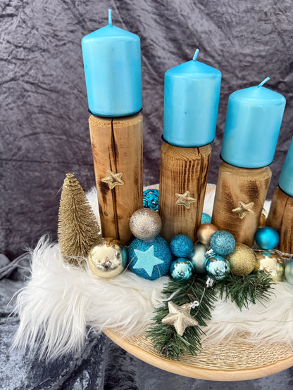 Adventskranz Holz