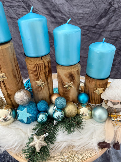 Adventskranz Holz