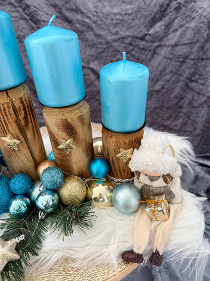 Adventskranz Holz
