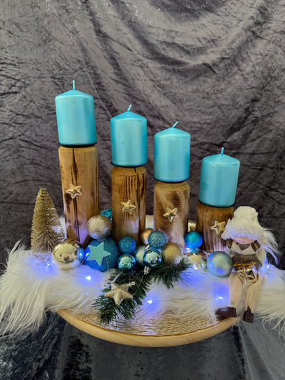 Adventskranz Holz