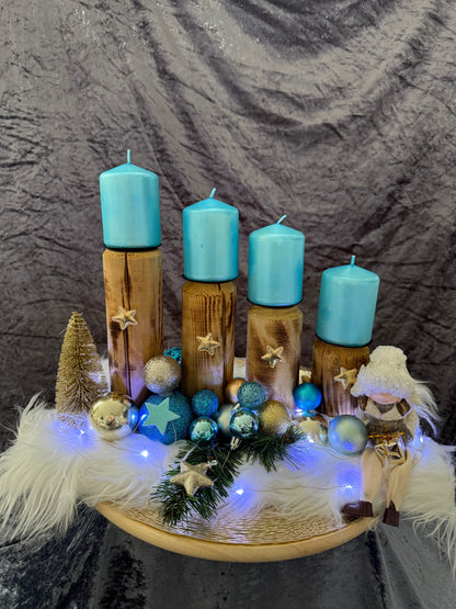 Adventskranz Holz