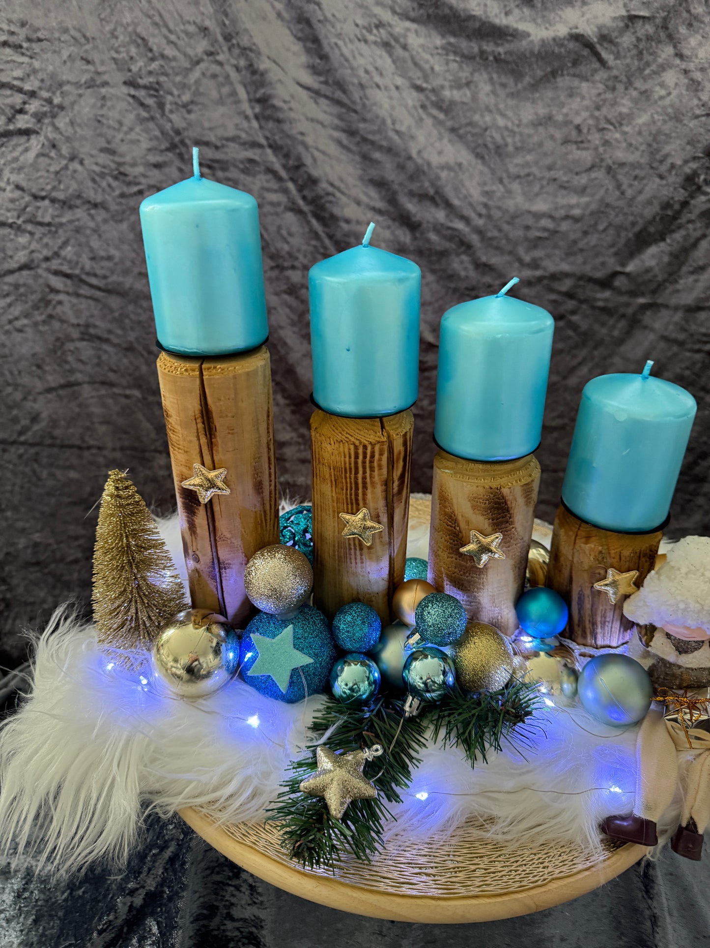 Adventskranz Holz
