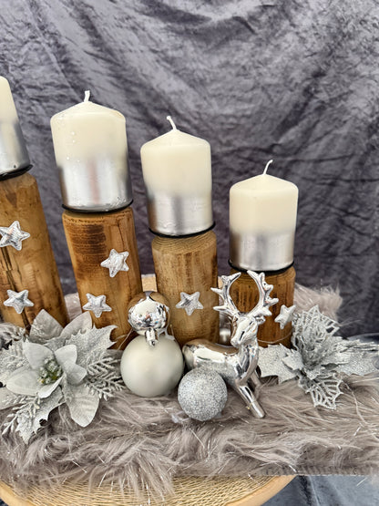 Adventskranz Holz