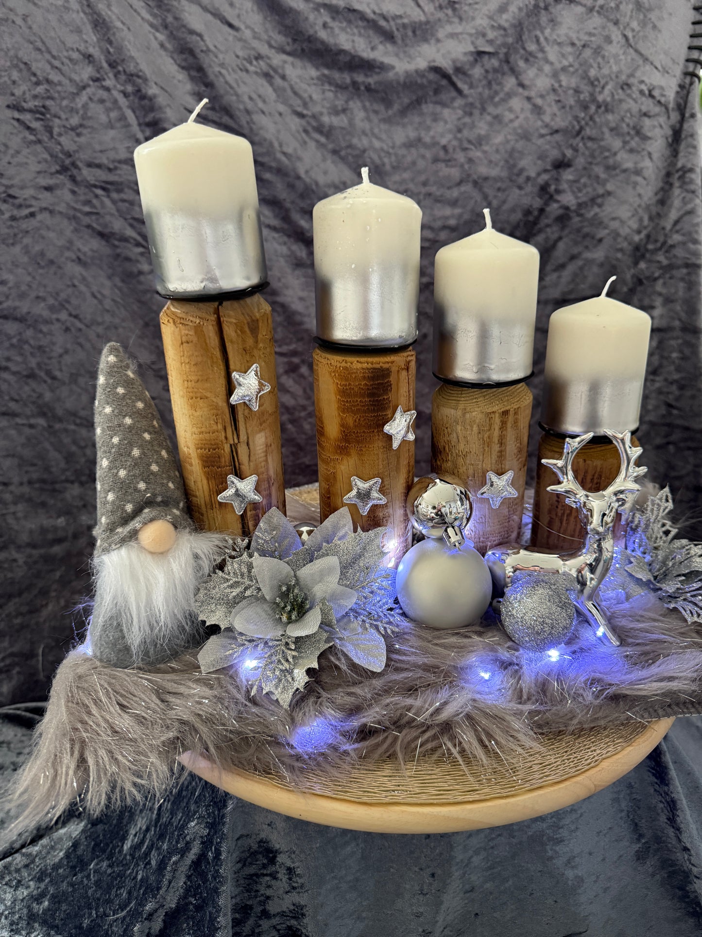 Adventskranz Holz