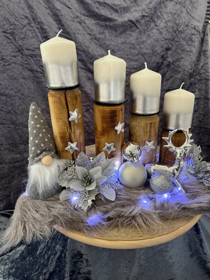 Adventskranz Holz