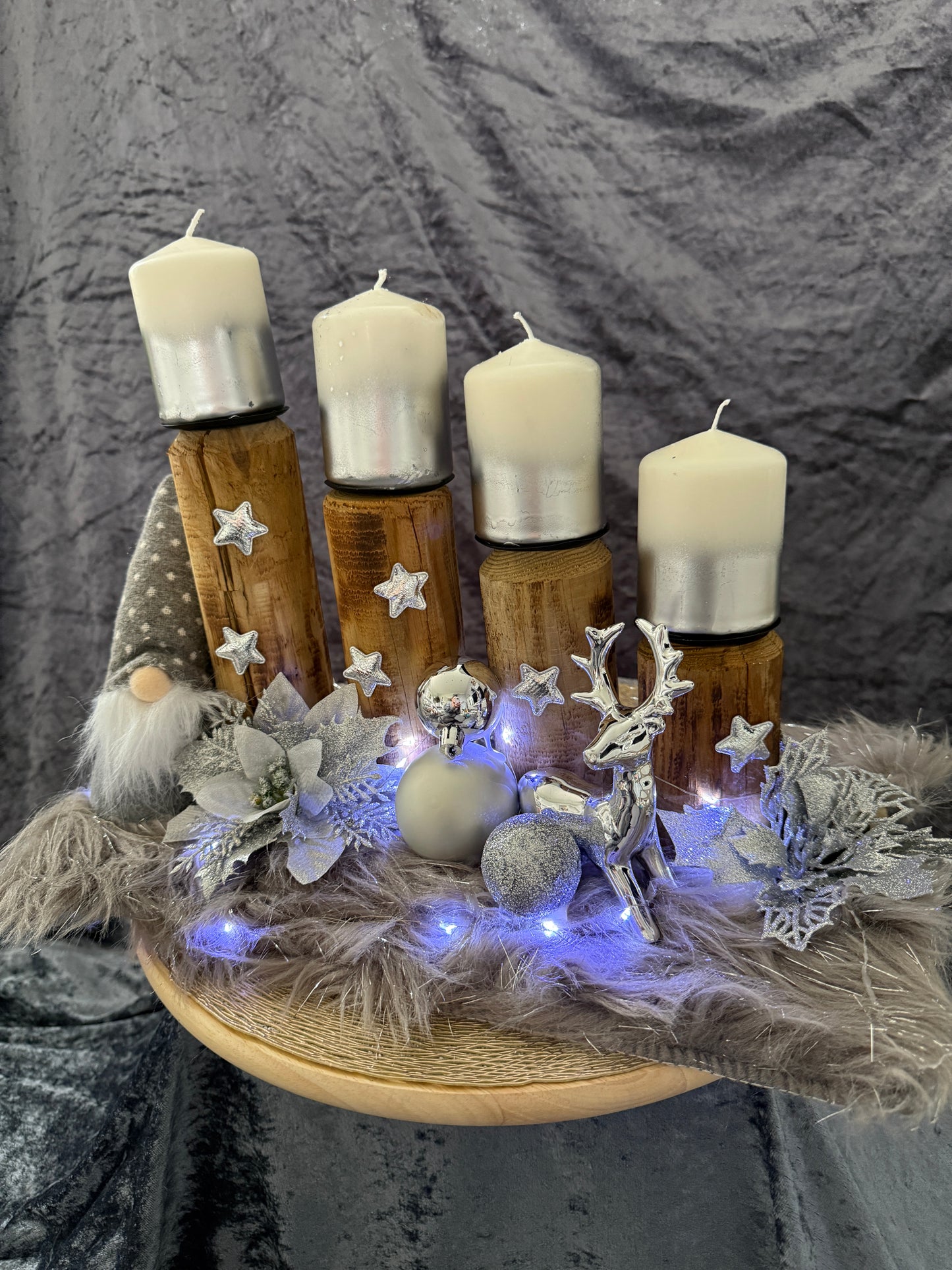 Adventskranz Holz