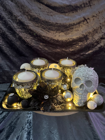 Adventskranz Skull
