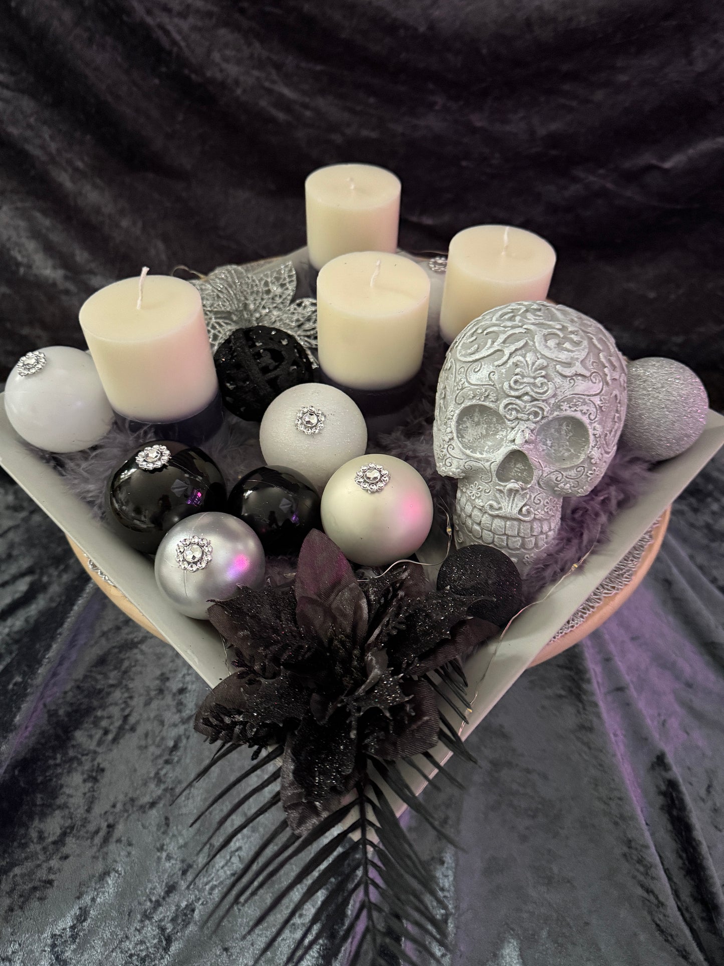 Adventskranz Totenkopf