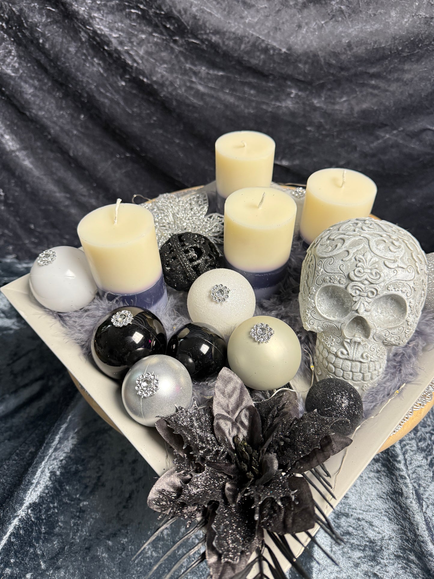 Adventskranz Totenkopf