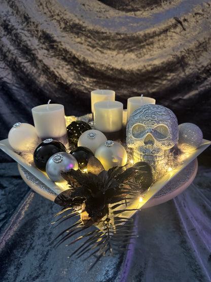 Adventskranz Totenkopf
