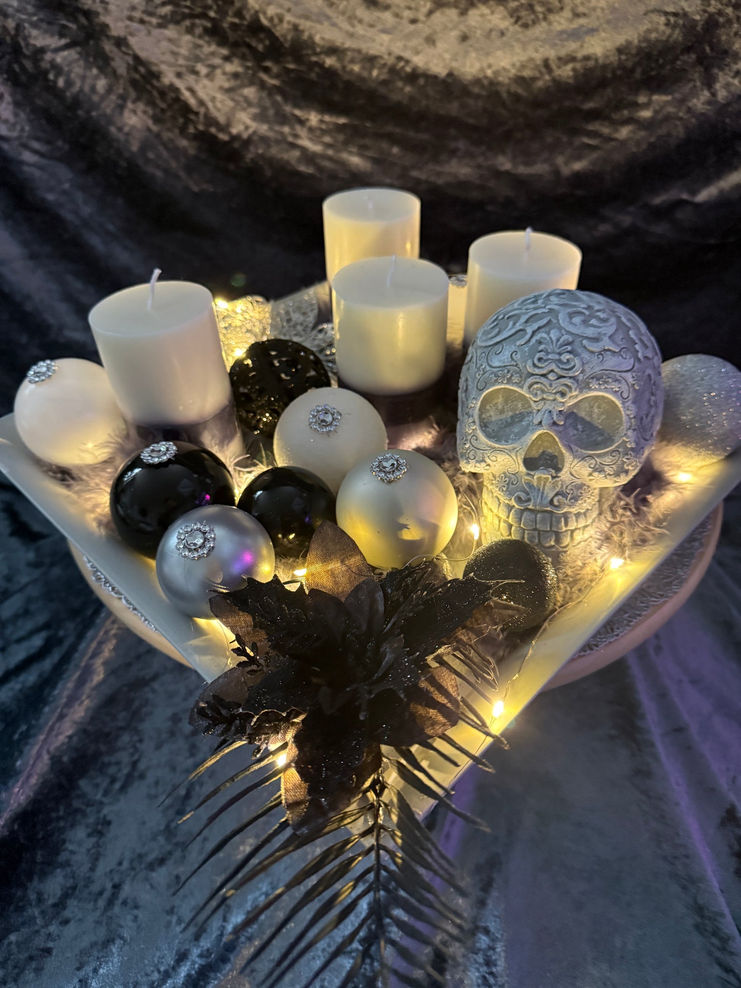 Adventskranz Totenkopf