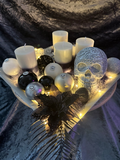 Adventskranz Totenkopf