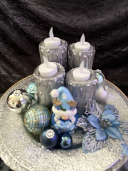 Adventskranz Wichtel rund