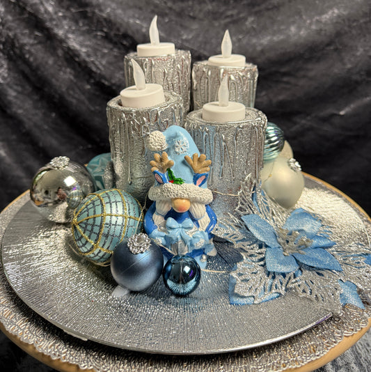 Adventskranz Wichtel rund