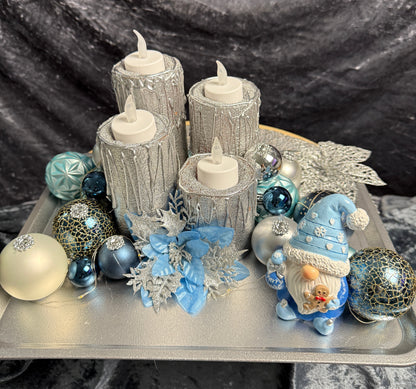 Adventskranz Wichtel