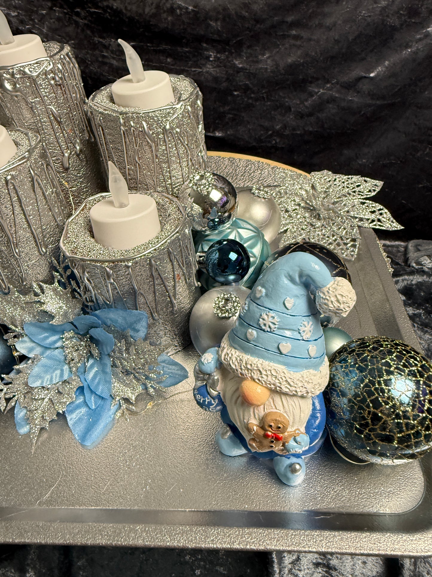 Adventskranz Wichtel