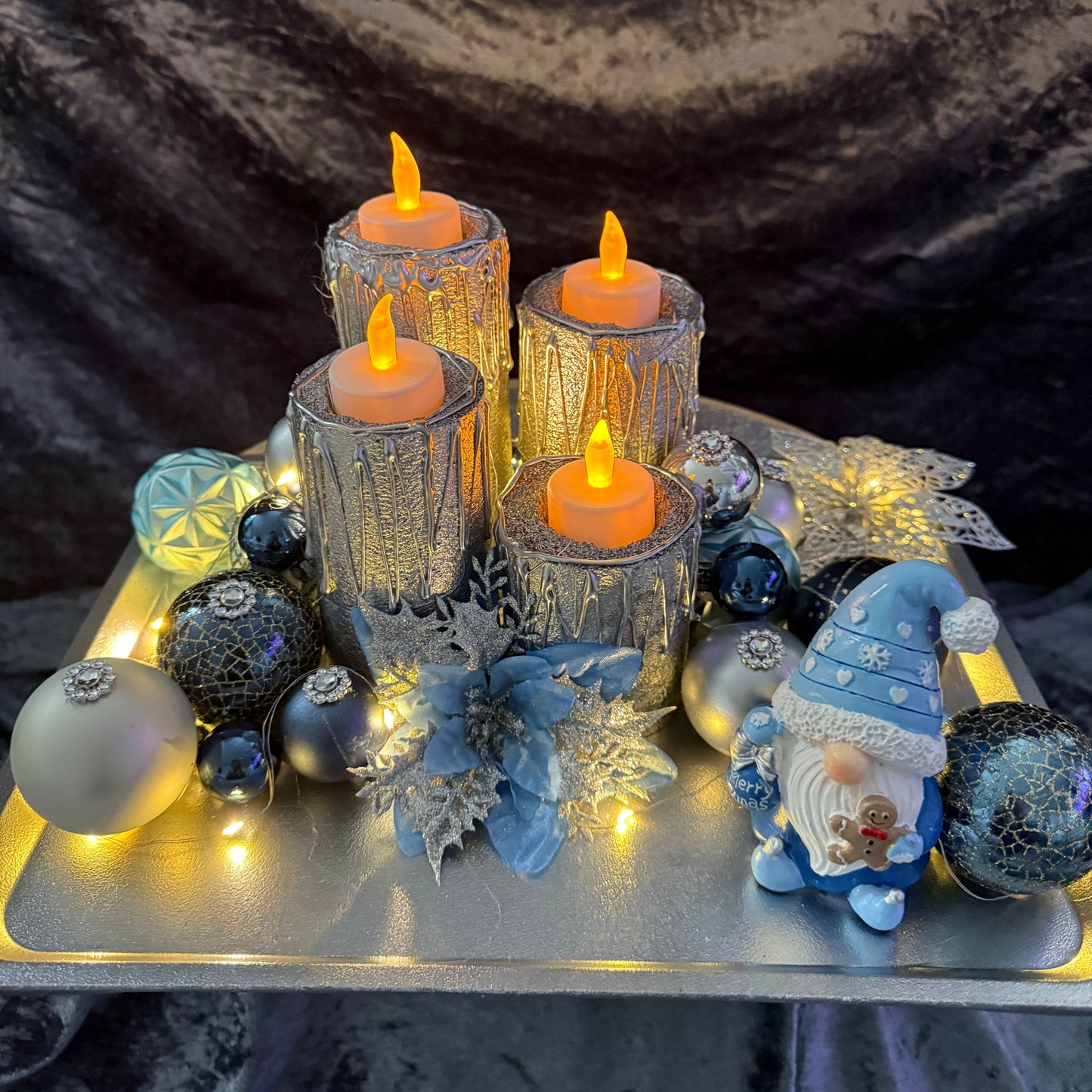 Adventskranz Wichtel