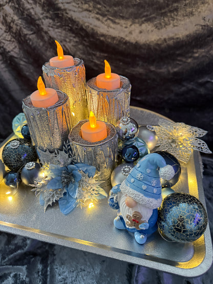 Adventskranz Wichtel