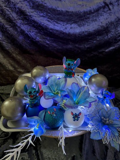 Adventskranz Blue Wonder