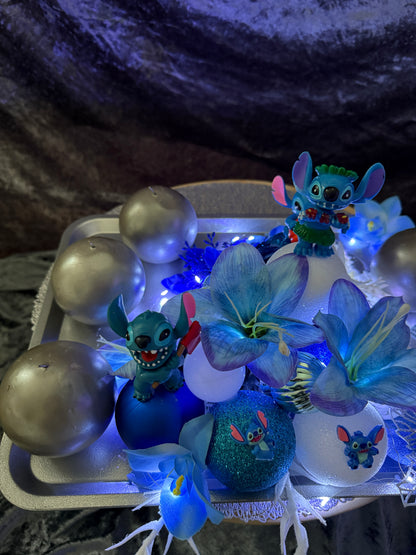 Adventskranz Blue Wonder