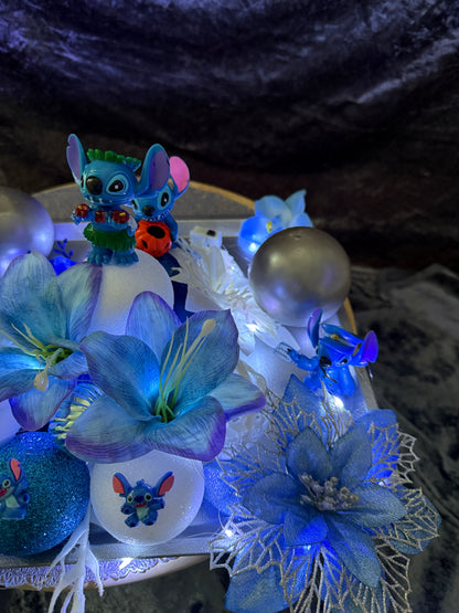 Adventskranz Blue Wonder