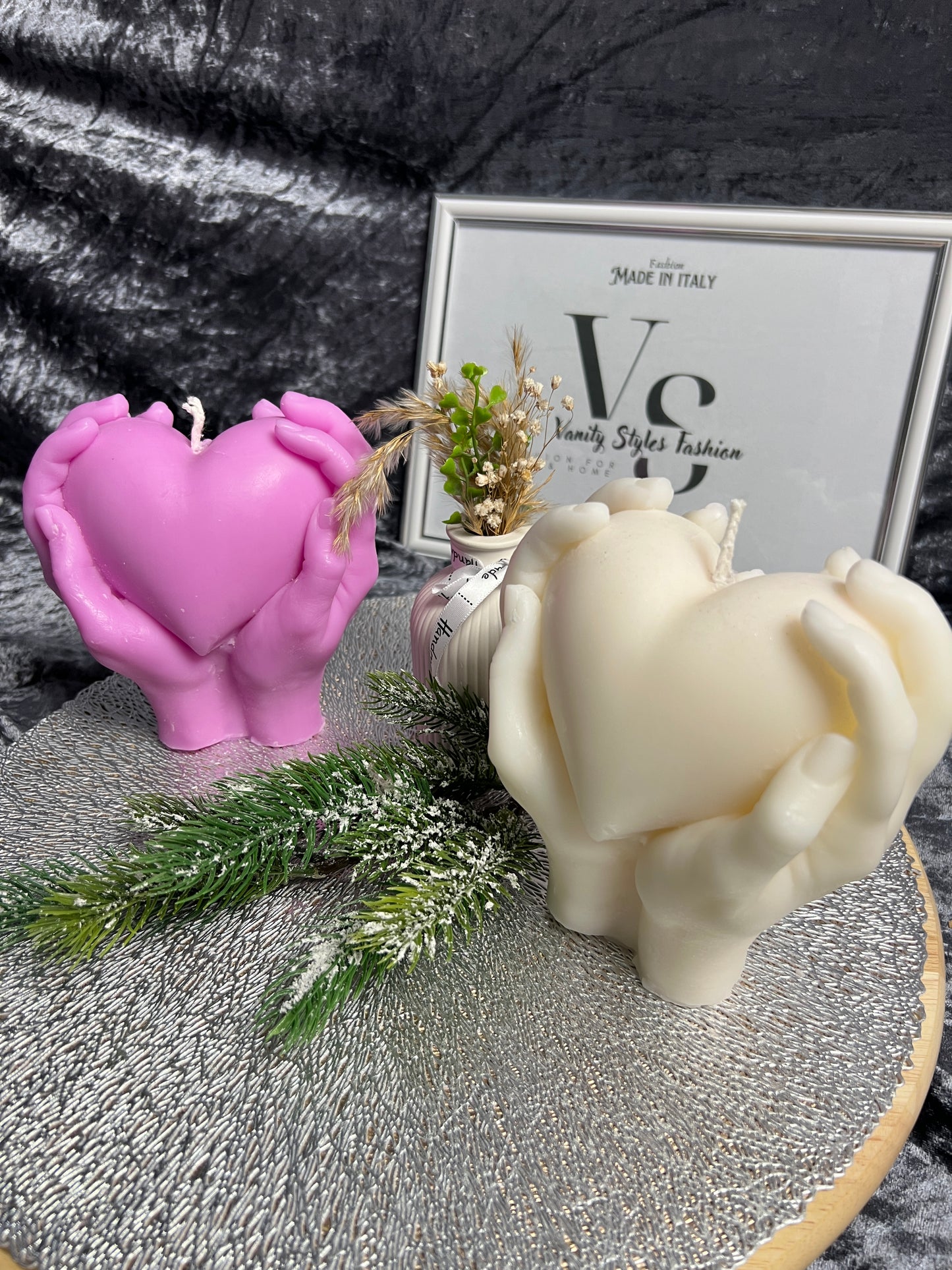 Große Kerze Herz Love