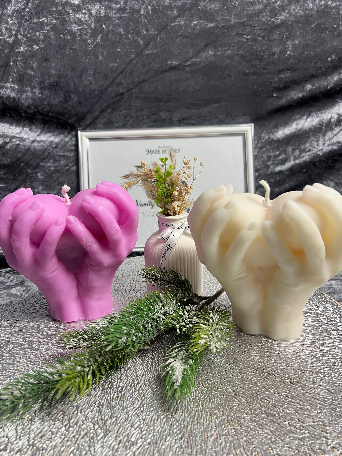 Große Kerze Herz Love