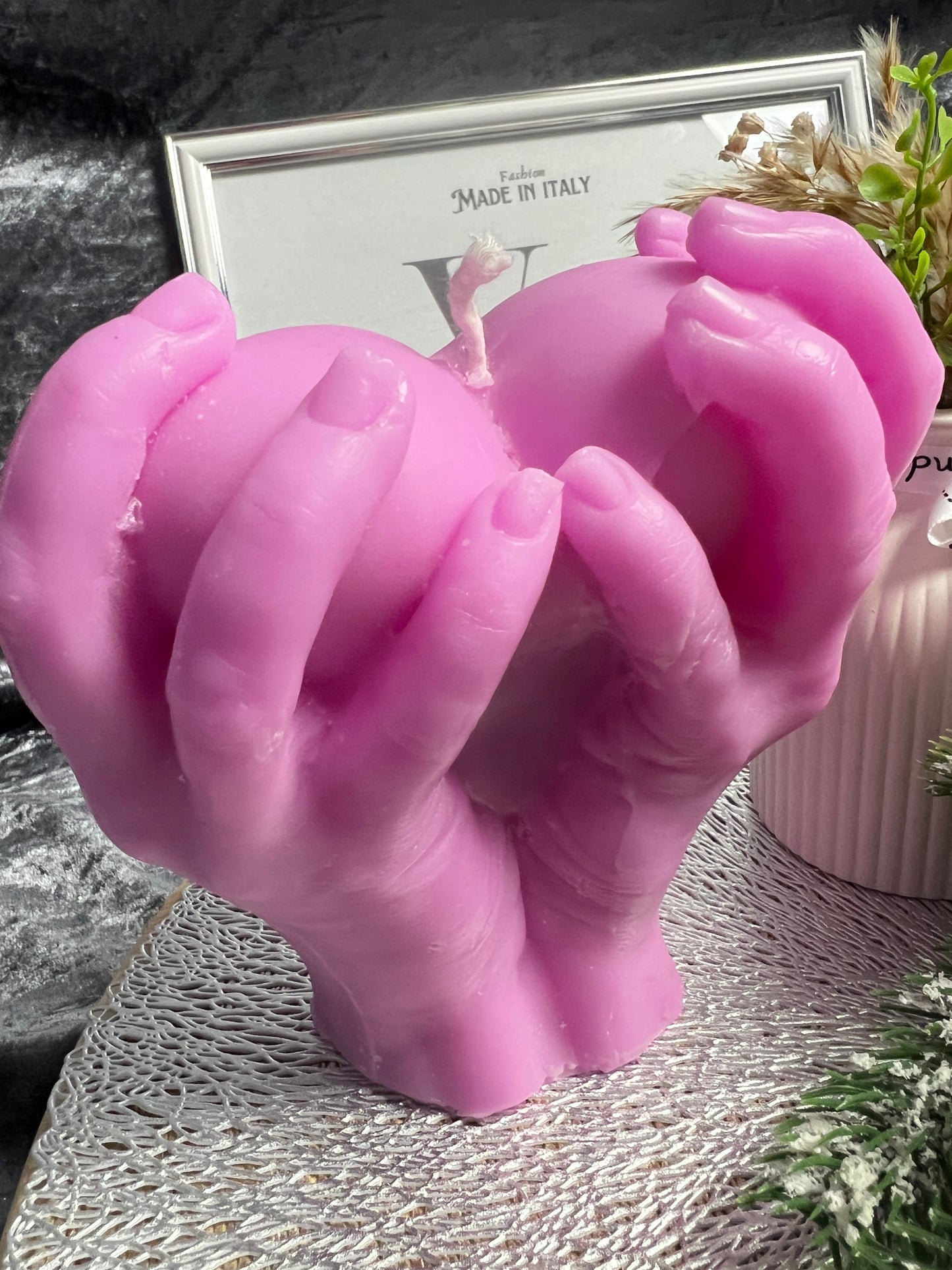 Große Kerze Herz Love