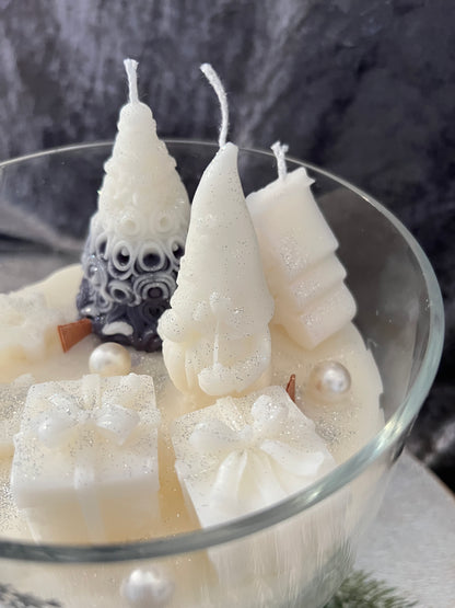 Kerzenglas groß Winterwonderland