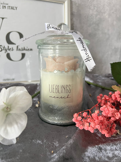 Luxury Rose Candle Lieblingsmensch