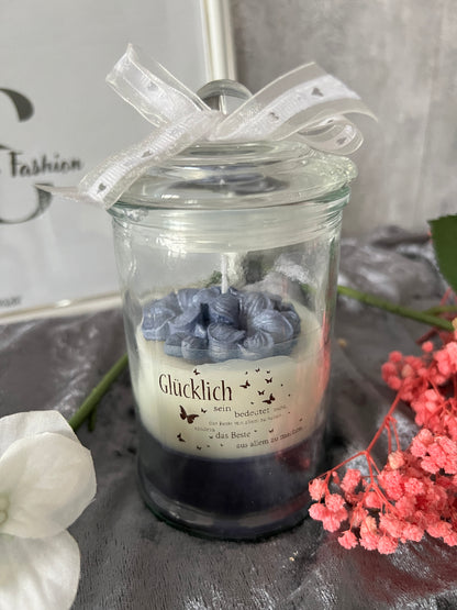 Luxury Rose Candle Glücklich