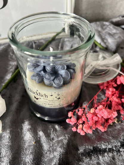 Luxury Rose Candle Glücklich