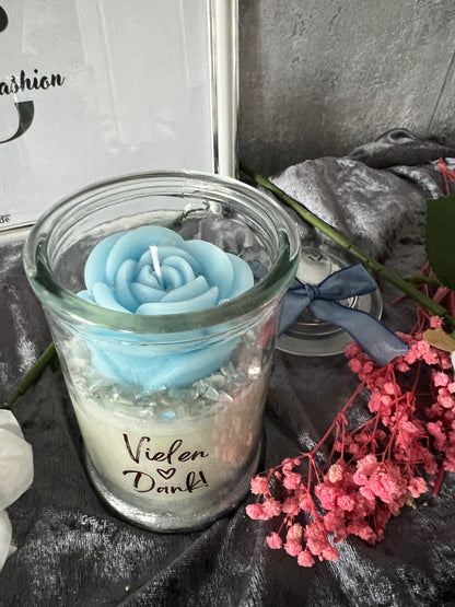 Luxury Rose Candle Thank you