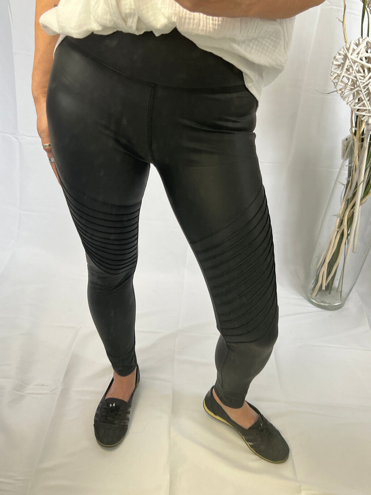 Lederleggings Biker