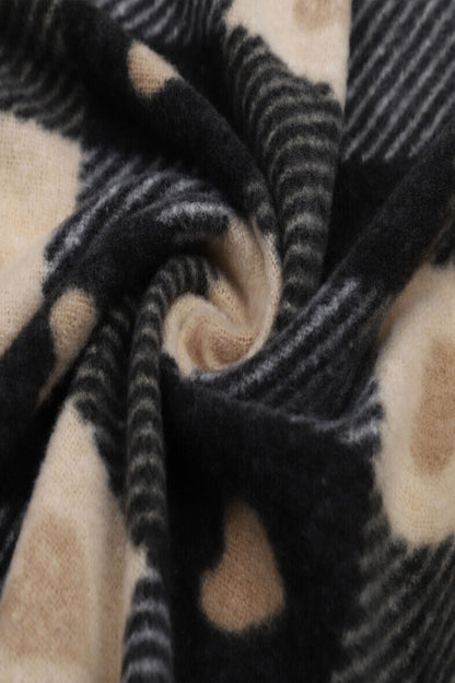 Riesiger Kuschel Schal Black Heart