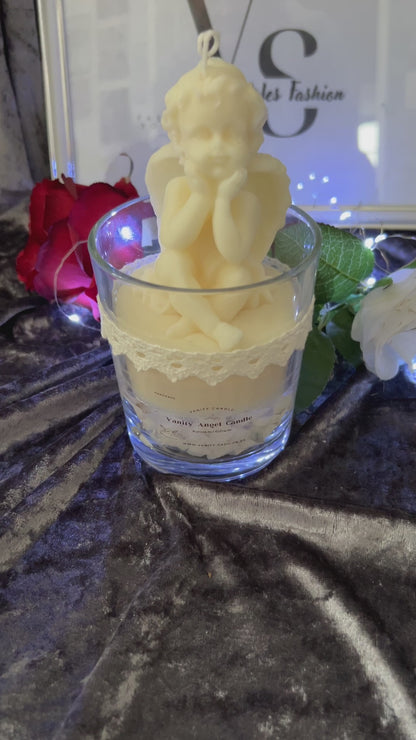 Vanity Angel Candle weiß Romance