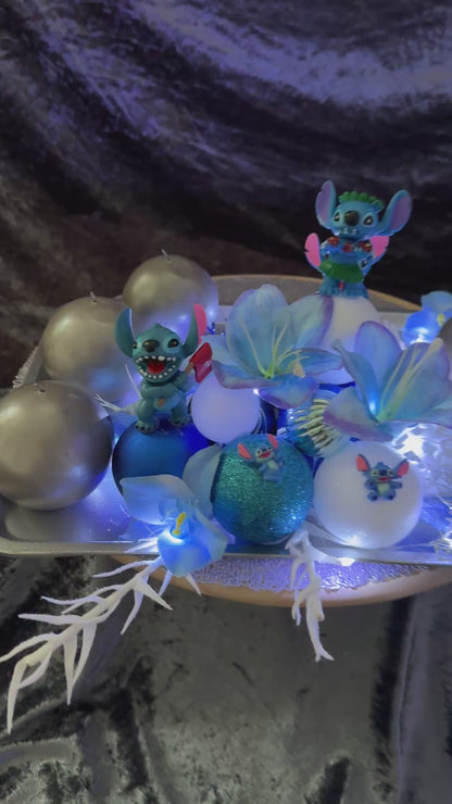 Adventskranz Blue Wonder