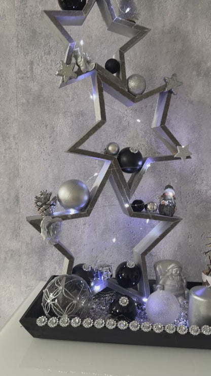 Adventskranz Glitzer