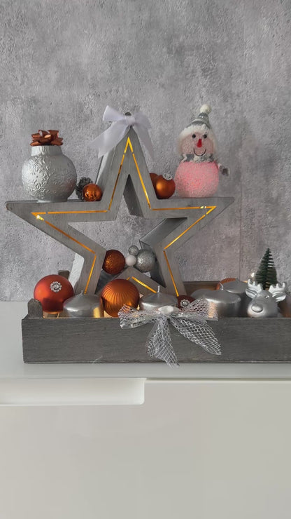 Adventskranz Leuchtstern