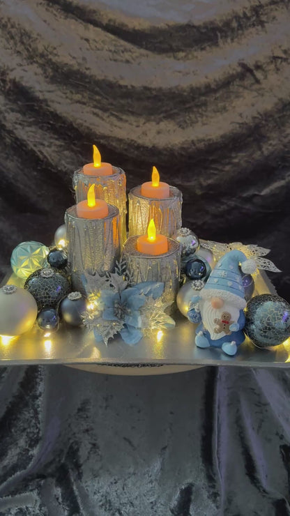 Adventskranz Wichtel