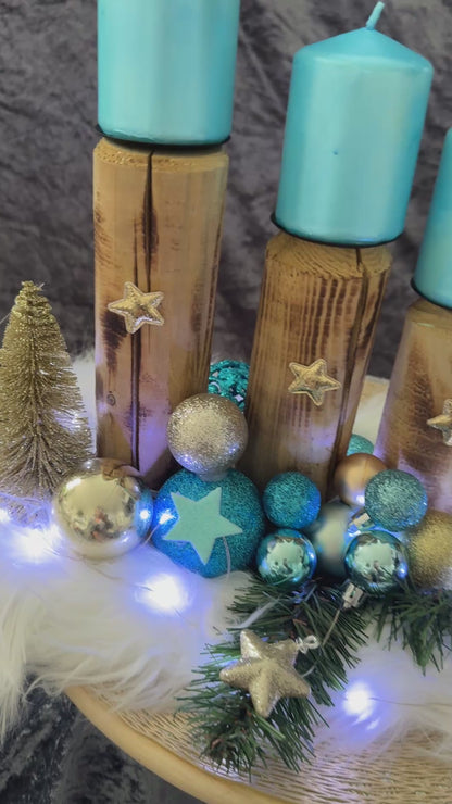 Adventskranz Holz
